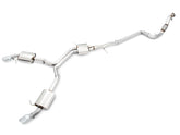 AWE Touring Edition Exhaust for B9 A5, Dual Outlet - Chrome Silver Tips (includes DP) - Primary
